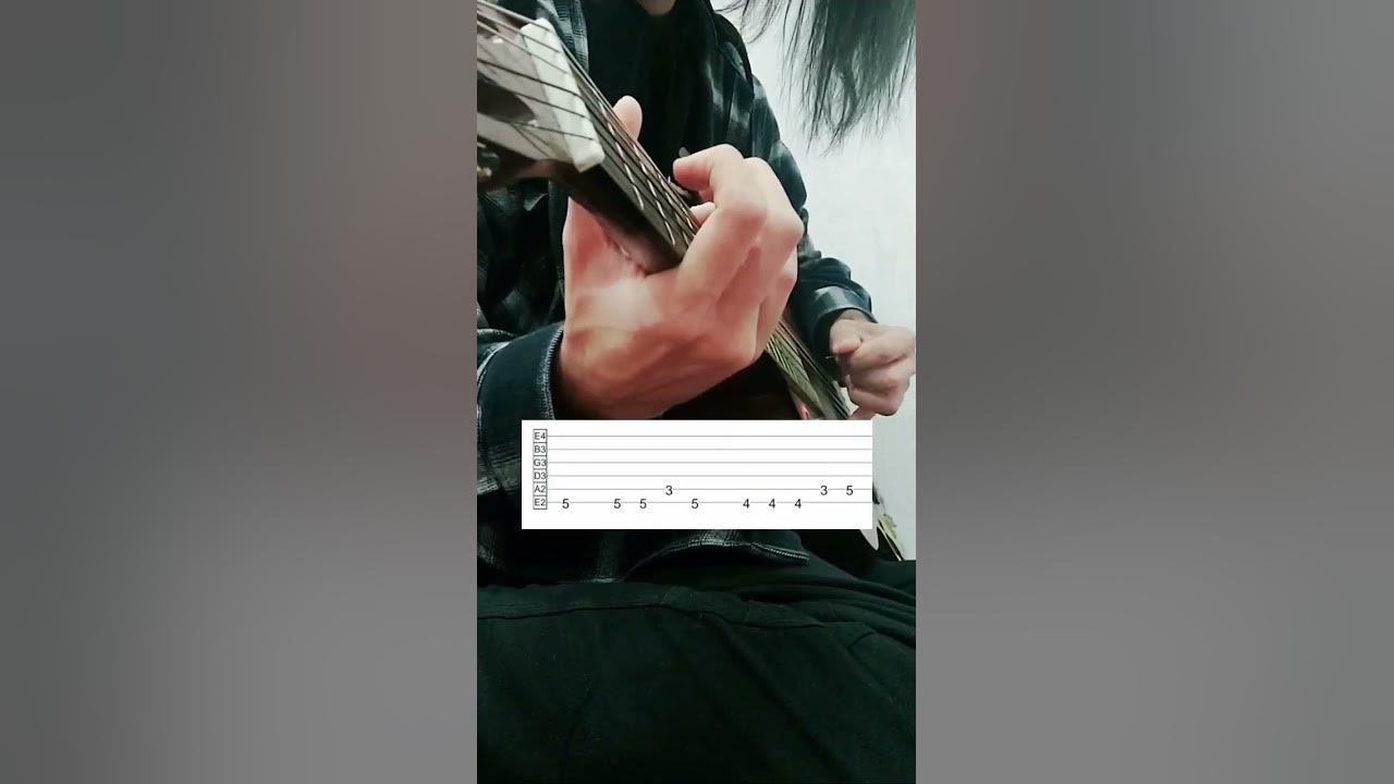 Radiohead | Paranoid Android guitar riff tab #radiohead