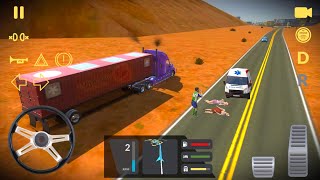American Truck Simulator USA 🚚👮‍♂️ NEW TRUCK DRIVER GAME - Truck Games 3D Android iOS Gameplay! screenshot 1