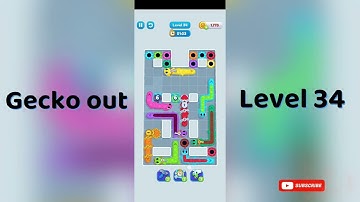 Gecko Out Level 34 Walkthrough 🧩 | Step-by-Step Puzzle Guide | SolutionGuruji