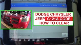 Code C121A Steering Angle Sensor Not Initialized Dodge Chrysler Jeep How To Calibrate