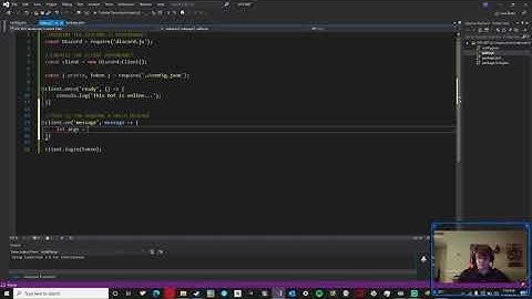 Discord.JS - Creating a Bot and Creating Your First Command