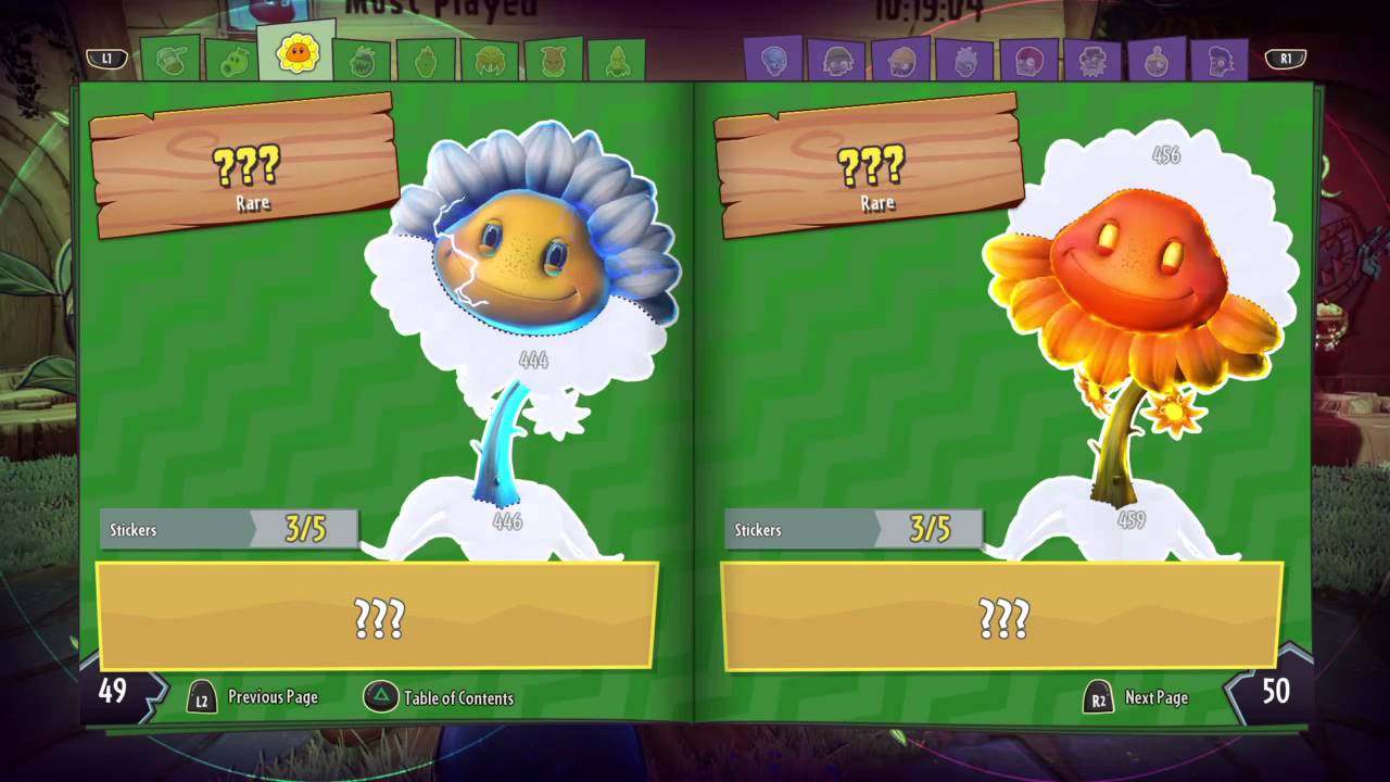 Plants vs Zombies Garden Warfare 2 sticker packs YouTube