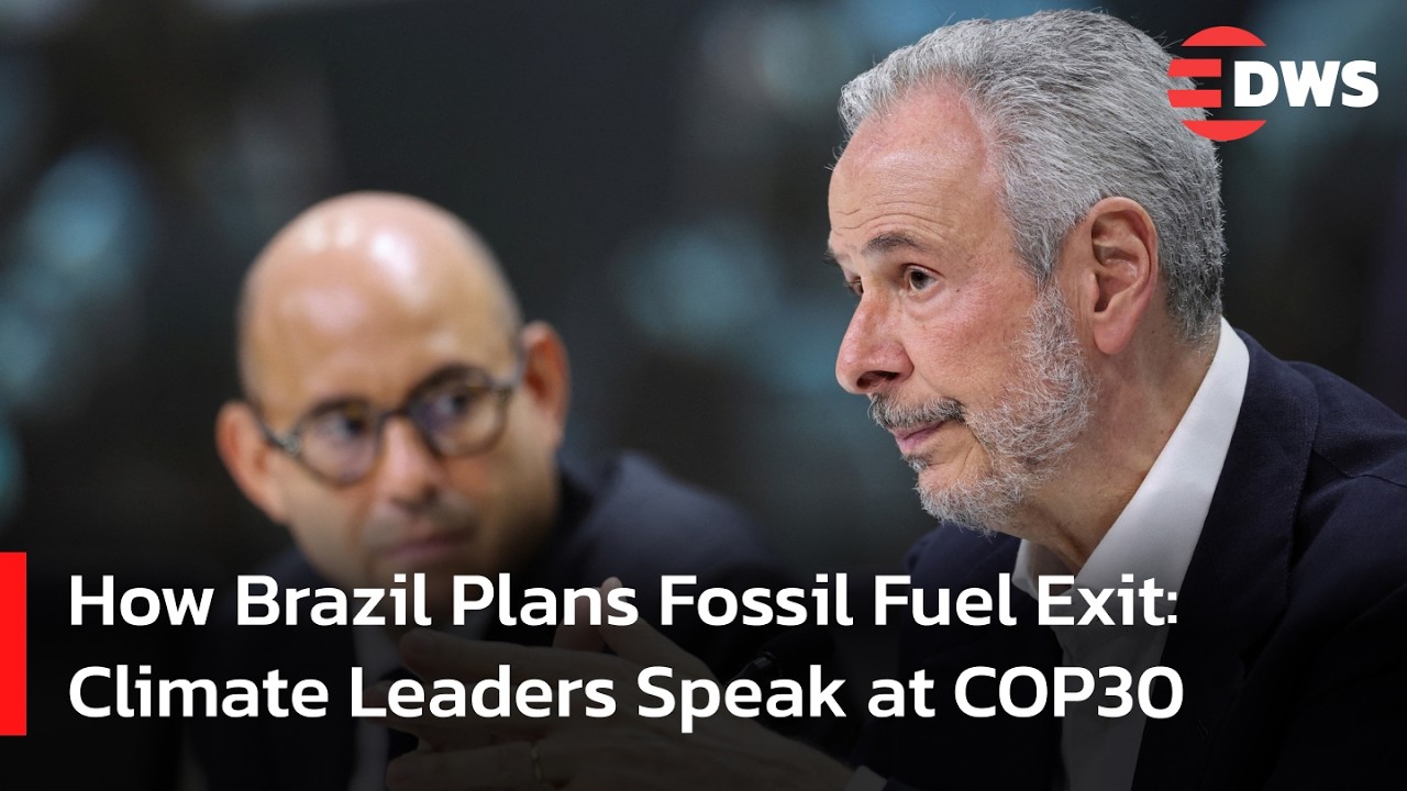 COP30 President Andre Correa do Lago Addresses Fossil Fuel Transition | DWS News | AL14