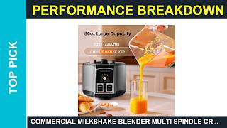 Commercial Milkshake Blender Multi Spindle CRANDDI Commercial Blender for Crushing Ice Guide