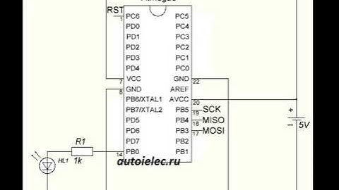 Создание проекта в Atmel Studio, первая программа!