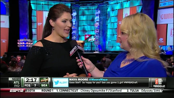 Stefanie Dolson Has Some Fun at the WNBA Draft