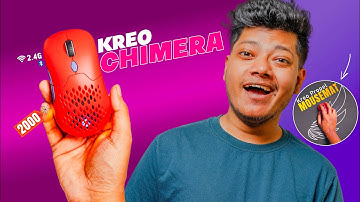 Best Wireless Gaming Mouse Under 1700 | Kreo Chimera ft. Kreo Propel Mousepad!
