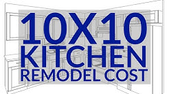 10x10 Kitchen Remodel Cost - How To Calculate A Small Kitchen Remodel Cost 