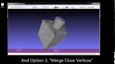 Hyrel Training Session 2B - Healing an STL in MeshLab