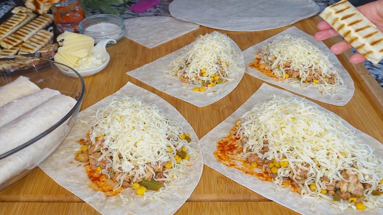 عليهم طلب/أشهى وأروع فطائر صغيرة/فطائر مالحة/ميني طاكوس معليك غير تعمري وطيبي فمرة فأقل وقت بدون جهد