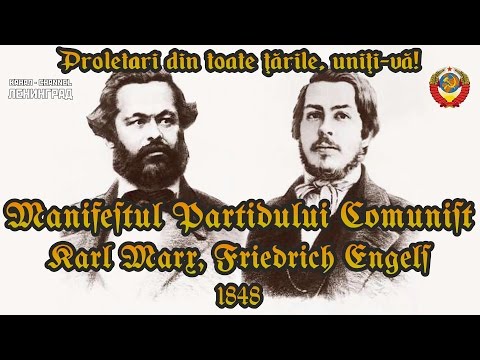 Karl Marx şi Friedrich Engels. Manifestul Partidului Comunist. 1848. Carte audio. Română.