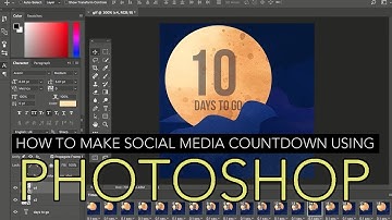 How to Make a Social Media Countdown Using Photoshop
