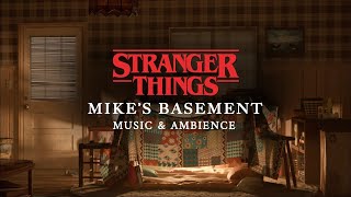 Stranger Things Music and Rain in Mike's Basement