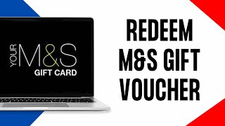 How To Use M&S Gift Card Online | Redeem M&S Gift Voucher (2024)