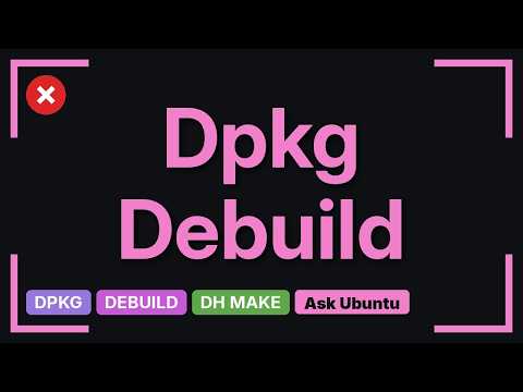 Ubuntu: debuild error "\*\*\* No rule to make target" where target is blank