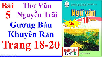 Ngữ Văn 10 Bài 5 | Gương Báu Khuyên Răn | Trang 18 - 20 | Cánh Diều | Tập 2 | Mới