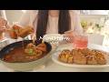 ENG)분식집st 오므라이스와 매운 어묵탕🍲꾸덕하고 진한 황치즈 파운드케이크 만들기🧀 벌레 싫어 인간의 러브버그 대비 집 보수하는 일상|토핑 듬뿍 유부초밥