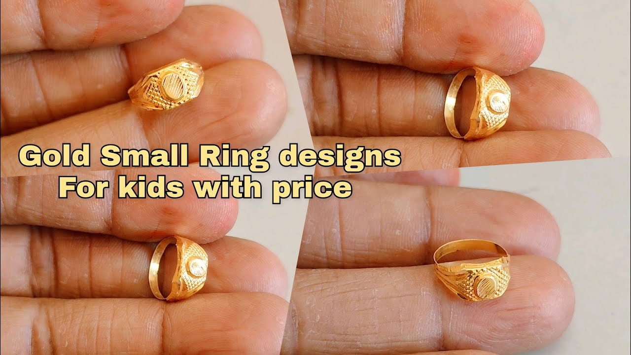 Gold ring designs for baby boy with price & weight/gold small ring ...