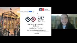 Online International Trade Policy Diploma - introductory webinar