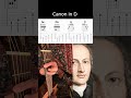 Canon in D Easy Guitar Tab and Tutorial - Johann Pachelbel #guitar #guitartab #classicalmusic