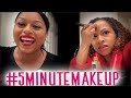 5 Minute Makeup CHALLENGE 😆