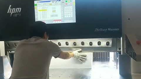 Fully Automatic Programmable paper cutting machine S16 SIze 137cm