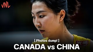 #VNL2024 🇨🇦 CANADA vs CHINA 🇨🇳  : Women's Volleyball Nations League 2024 [Photos dump]