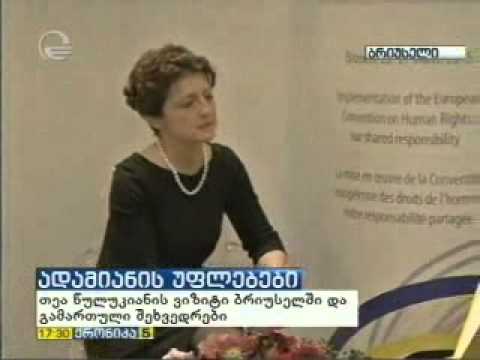 იუსტიციის მინისტრის ვიზიტი ბრიუსელში გრძელდება