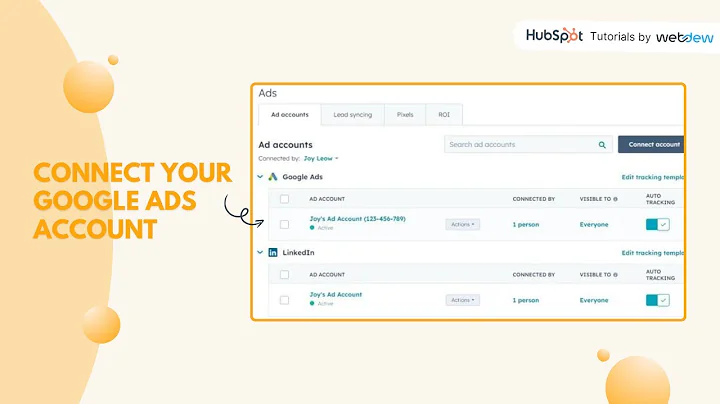 How to connect your Google Ads account to HubSpot