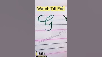 How to write Cursive Letter G and  f || Handwriting Practice #cursive #shorts