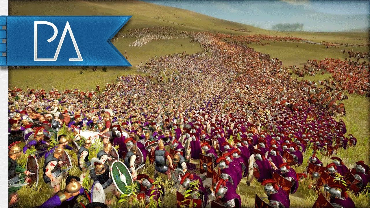 AI ONLY BATTLE - Rome vs Carthage - Total War: Rome 2 - YouTube