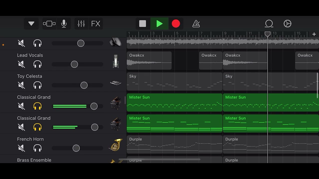 Sprunki Phase 12 Definitive In Garageband (not finished yet)