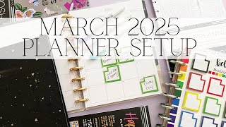 March 2025 Planner Setup | Setting Up My Planner for the New Month