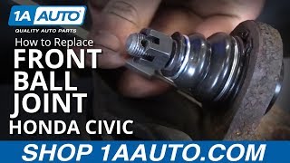 How to Replace Front Ball Joint 0105 Honda Civic