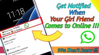 How to get notification when someone is online on whatsapp- onlog for whatsapp android screenshot 2