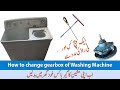 How to change gear box of washing machine at home. Easiest way 👍. @TheFixers260 