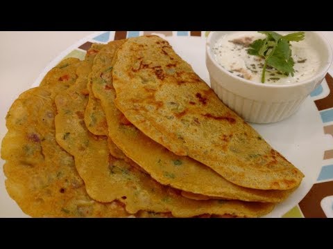 Quick and tasty Masala Chilla | Spicy Vegetable pancake by Mother's Own