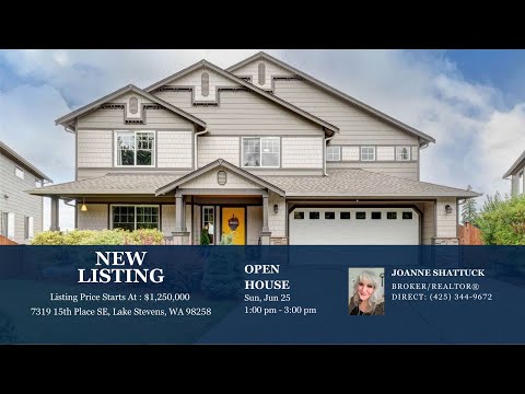 7319 15th Place, Lake Stevens, WA home video tour