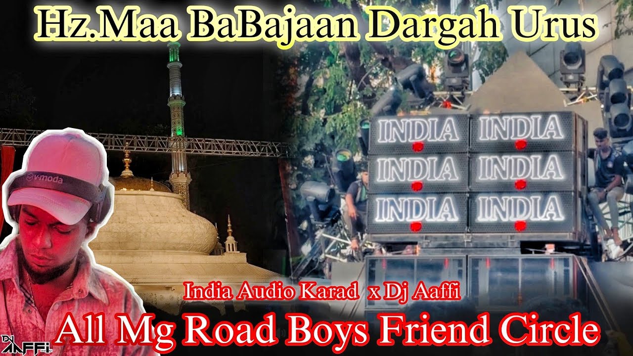 Baba jaan Dargah Camp Pune Urus 2025 | India Audio Karad | Dj Aaffi Official 