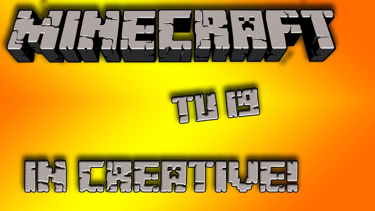Minecraft TU19 Update in creative!!!