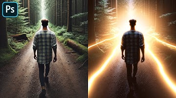 Glow Effect Lighting - Neon Lights - Photoshop Manipulation Tutorial