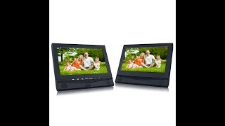 SECURE PORTABLE DVD PLAYER VEHICLE MOUNT CUtrip Dual 10.1 Inch Screen Car Headrest DVD Player