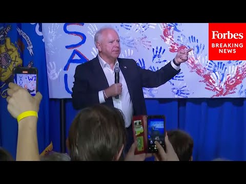 Tim Walz in Wausau, Wisconsin