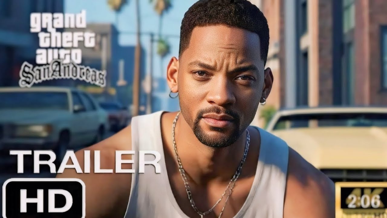 GTA SAN ANDREAS Teaser Trailer 2026 Will Smith Ice Cube Live 