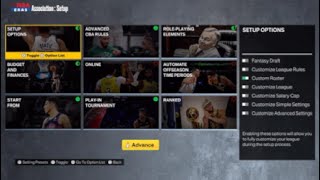 NBA 2K23 How to use a custom roster in MyNBA
