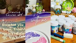 Soft Waves, Soft sunset Canvas Drawing screenshot 5