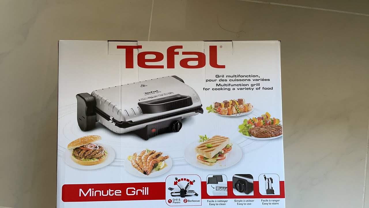 God Justitie Halloween UNBOXING TEFAL MINUTE GRILL - YouTube