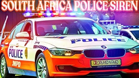 South Africa Police Siren Sound Effect | African Police Sirens Sounds | Royalty Free