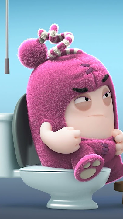 TOILET TROUBLES! 🚽 | Oddbods SHORTS | Funny Cartoons For Kids | #shorts #shortsforkids