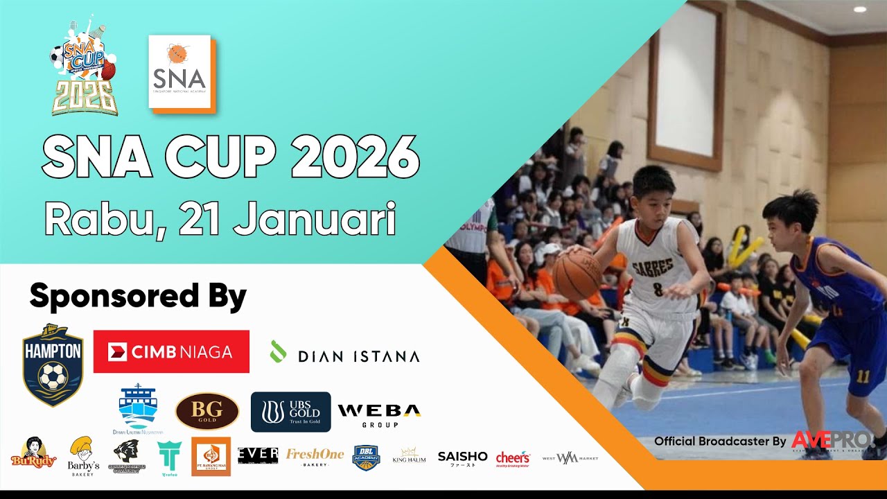 SNA CUP 2026 SD XIN ZHONG B VS SD PETRA 13 SDA KATEGORI UPPER 21 JANUARI 2026